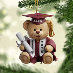 Dream Big, Shine Bright - Family Personalized Custom Acrylic Ornament New Arrival, Graduation Gift For Family Members, Siblings, Brothers, Sisters