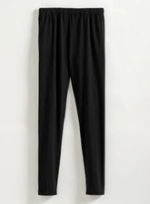 Simple Solid Color Casual Daily Legging