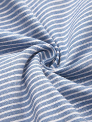 Casual Solid Color Striped Quarter Pants
