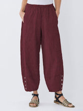 Women's Stripe with Pockets Casual Loose Pants