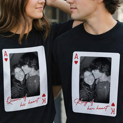 imgi_15_King-And-Queen-Custom-Vintage-Couples-Photo-Matching-Personalized-Photo-Comfort-Tee2