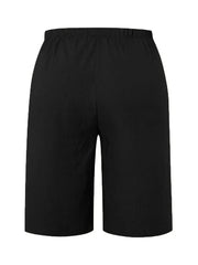 Mid Waist Fit Plain Straight Pants